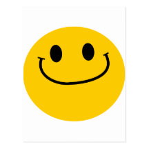 Smiley presumido tarjetas postales