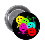 SMILEY Y SALPICADURA DE LA PINTURA PINS