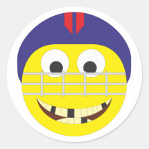 Smilie Eishockeyspieler ice hockey player Sticker