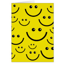 Smilie hace frente al fondo felicitaciones