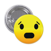 Smilie hace frente asustado pin
