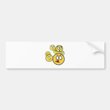 Smilie smiley Gruppe group Auto Aufkleber