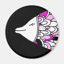Smiling Fish Magnet by Krize Imán