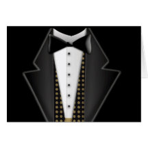 Smoking totalmente formal tarjetas