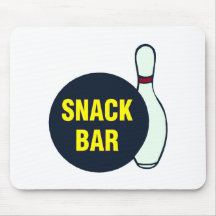 Snack bar (bolos) tapete de ratón
