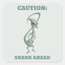 Snark Pegatina Cuadradas