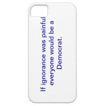 Snarky favorable-Demócrata, caso del iphone 5 iPhone 5 Cárcasas