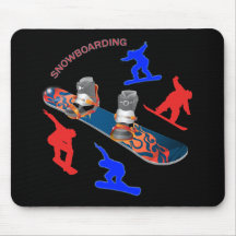 SNOWBOARD ALFOMBRILLAS DE RATONES