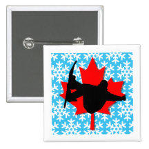Snowboard del copo de nieve de Canadá Pins