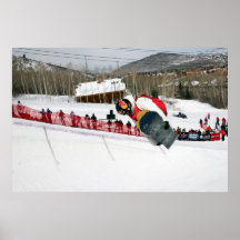 Snowboard en Park City Poster