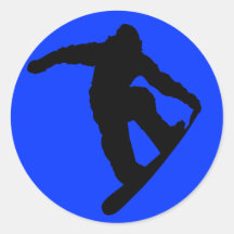 Snowboarder Pegatina