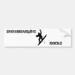 Snowboarder pegatinas de parachoque