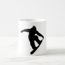 Snowboarder Tazas De Café