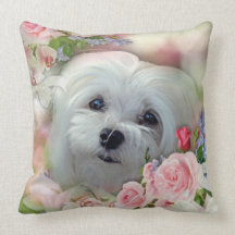 Snowdrop la almohada/el amortiguador malteses
