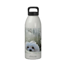 Snowdrop la botella de agua maltesa