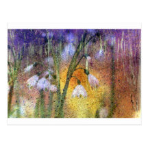 Snowdrops Tarjeta Postal