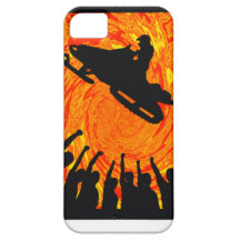 SNOWMOBILE DESARROLLADO iPhone 5 Case-Mate CARCASA