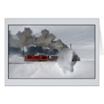 Snowplow rotatorio, línea de Bernina, Suiza Tarjetón