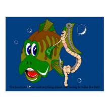 Soborno de los pescados tarjeta postal