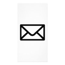 Sobre del correo de letra tarjeta personal con foto
