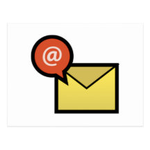 Sobre del correo electrónico postal