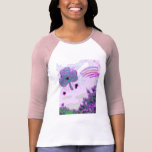Sobre el arco iris rosado camiseta