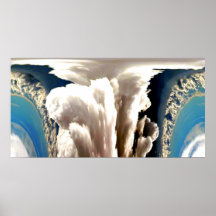 Sobre las nubes - BI polar Poster
