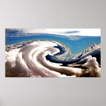 Sobre las nubes - monte la onda impresiones