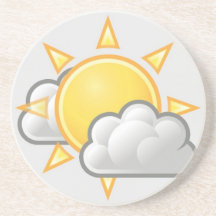 Sobre todo práctico de costa soleado posavasos personalizados