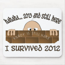 "Sobreviví 2012" Mousepad. Alfombrilla De Ratones
