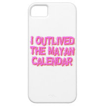 Sobreviví al calendario maya iPhone 5 cárcasa