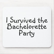 Sobreviví al fiesta de Bachelorette Tapete De Ratones