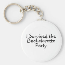 Sobreviví al fiesta de Bachelorette Llaveros Personalizados