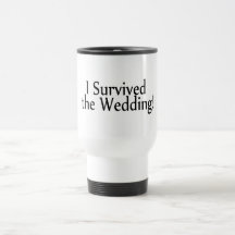Sobreviví el boda tazas de café