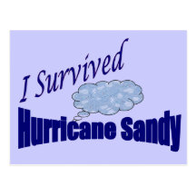 Sobreviví la postal de Sandy del huracán