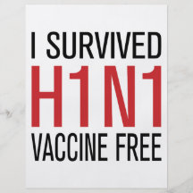 Sobreviví la vacuna H1N1 libre Tarjetas Informativas