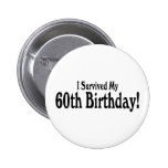 Sobreviví mi 60.o cumpleaños pins