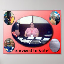 Sobrevivido al voto posters