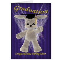 Sobrina del querido de la enhorabuena de la gradua tarjeta