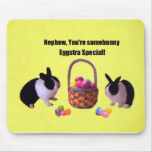 ¡Sobrino, usted es special somebunny del eggstra! Tapete De Ratones