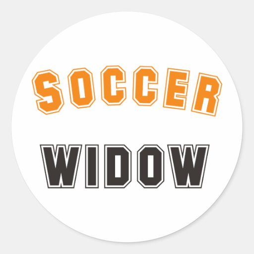 soccer widow aufkleber