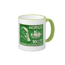 Sociedad 50.a del rescate de Colin Archer del noru Tazas De Café