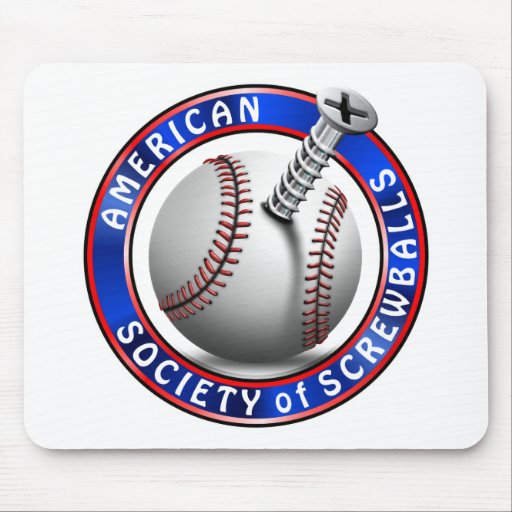 Sociedad americana de Screwballs Alfombrillas De Raton