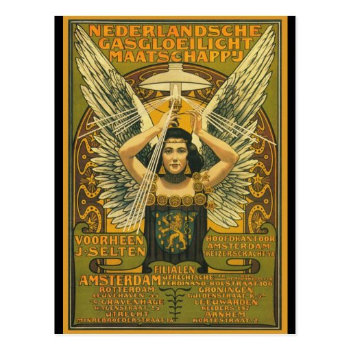 Sociedad antes J. de Selten Gasgloeilicht del hola Postales