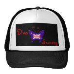 Sociedad británica de la mariposa de la diva gorras de camionero