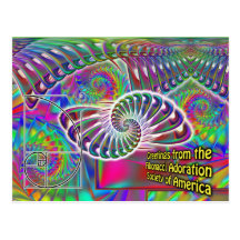 Sociedad de la adoración de Fibonacci de la postal
