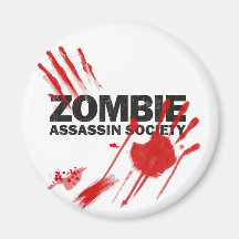 Sociedad del asesino del zombi iman de nevera