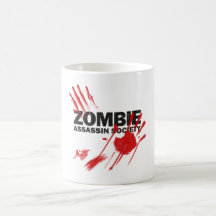 Sociedad del asesino del zombi taza de café