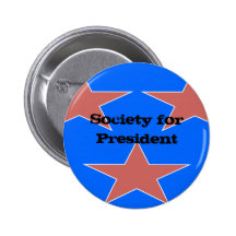Sociedad para el presidente pin
