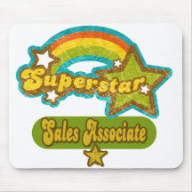 Socio de ventas de la superestrella tapetes de ratones